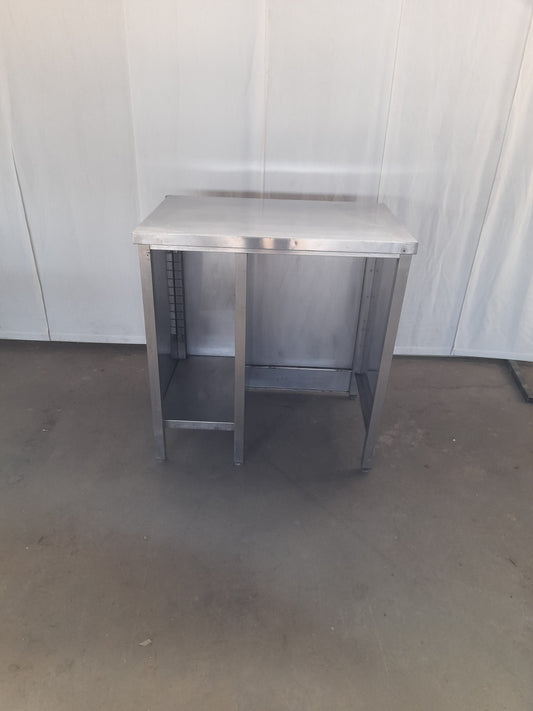 Banco per macchina da caffè in acciaio inox AISI 304, L 96 cm, P 65 cm, H 100 cm — usato Attrezzatura da ristorazione usata Sd Service Store