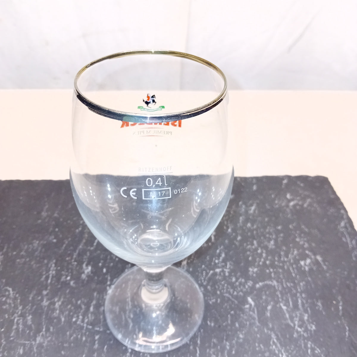 Bicchiere Isenbeck Premium Pils in vetro, 0,4 L — usato Attrezzatura da ristorazione usata Sd Service Store