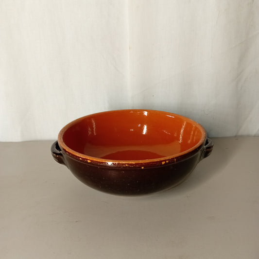 Ciotola professionale in terracotta con manici, Ø 24 cm — usata Attrezzatura da ristorazione usata Sd Service Store