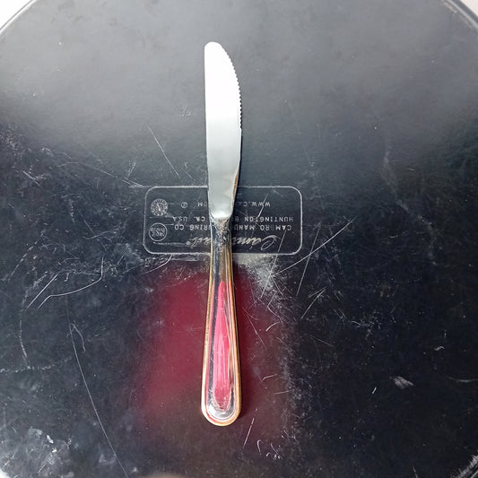 Coltelli in acciaio inox con bordo impugnatura color oro — usati Attrezzatura da ristorazione usata Sd Service Store