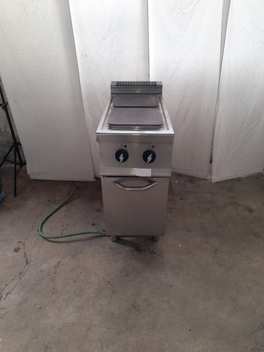Cucina elettrica Silko a 2 piastre, 380 V, L 40 cm, P 90 cm, H 85 cm — usata Attrezzatura da ristorazione usata Sd Service Store