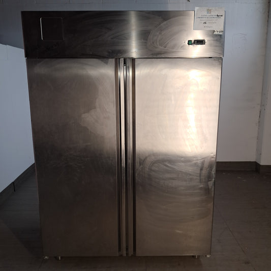 Frigorifero positivo a 2 colonne da 1400 L in acciaio inox AISI 304, L 140 cm, P 80 cm, H 203 cm — usato Attrezzatura da ristorazione usata Sd Service Store