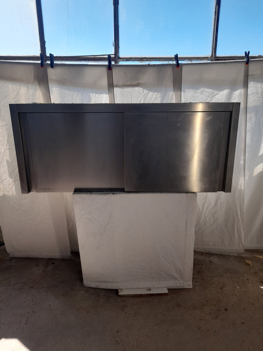 Pensile a muro inox AISI 304, L 160 cm, P 40 cm, H 65 cm — usato Attrezzatura da ristorazione usata Sd Service Store