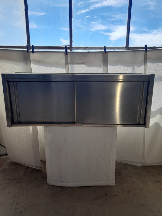 Pensile a muro inox AISI 304, L 180 cm, P 40 cm, H 66 cm — usato Attrezzatura da ristorazione usata Sd Service Store