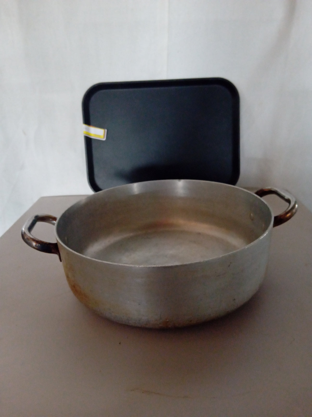 Pentola professionale in alluminio con manici, Ø 32 cm, H 8 cm — usata Attrezzatura da ristorazione usata Sd Service Store