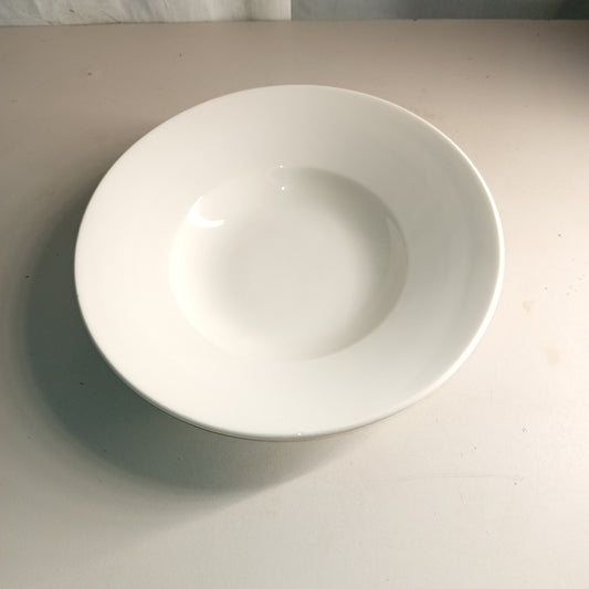 Piatto fondo in porcellana vetrificata, marca Dudson, Ø 25 cm — usato Attrezzatura da ristorazione usata Sd Service Store
