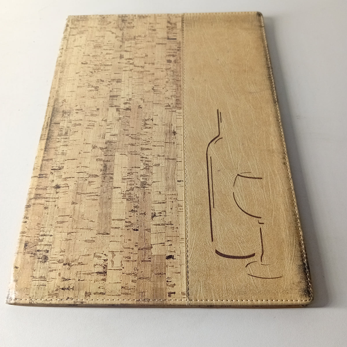 Porta menù A4 in sughero con copertina rigida e 2 tasche interne — usato Attrezzatura da ristorazione usata Sd Service Store