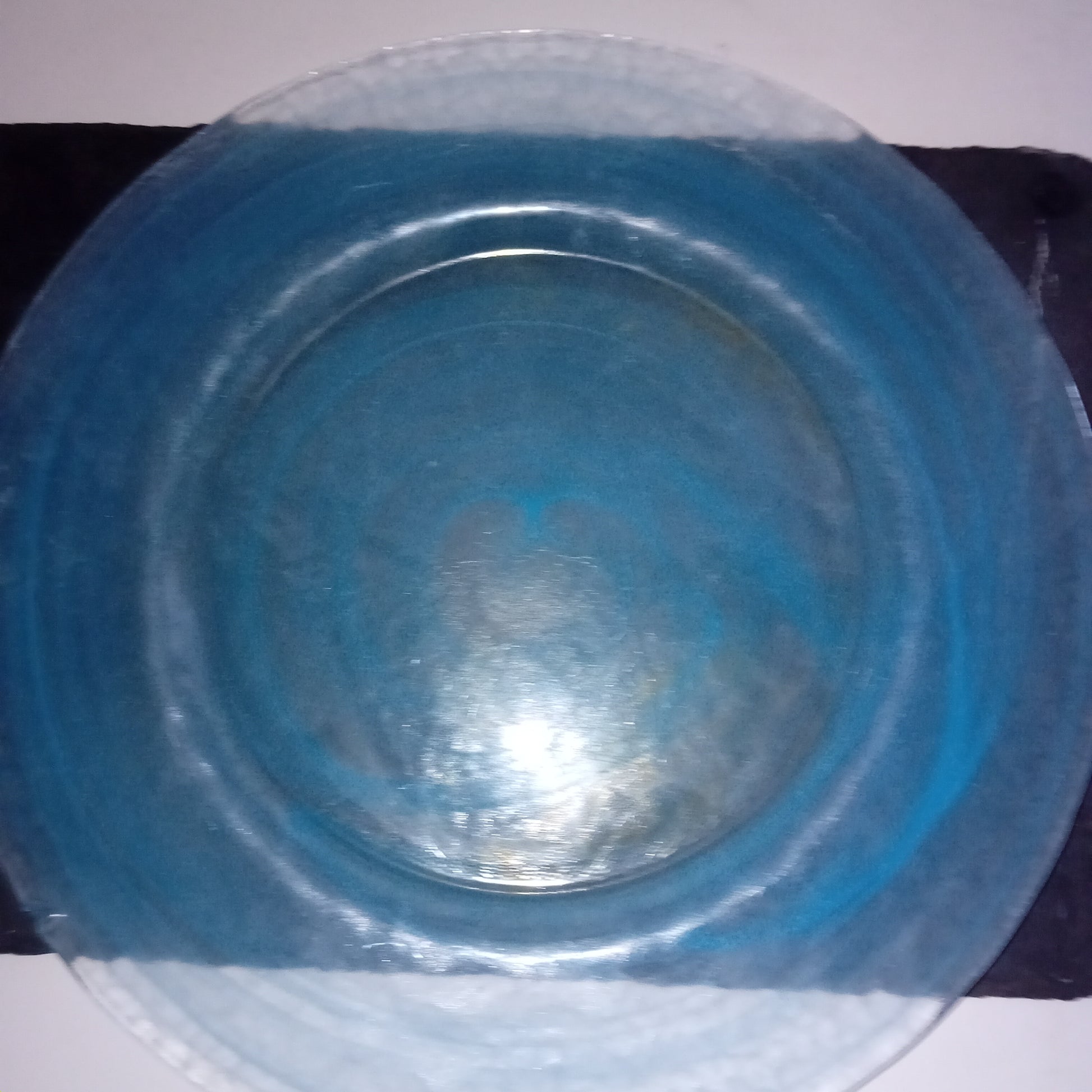 Piatto piano in vetro usato diametro 32cm Ristorazione Sd Service Store