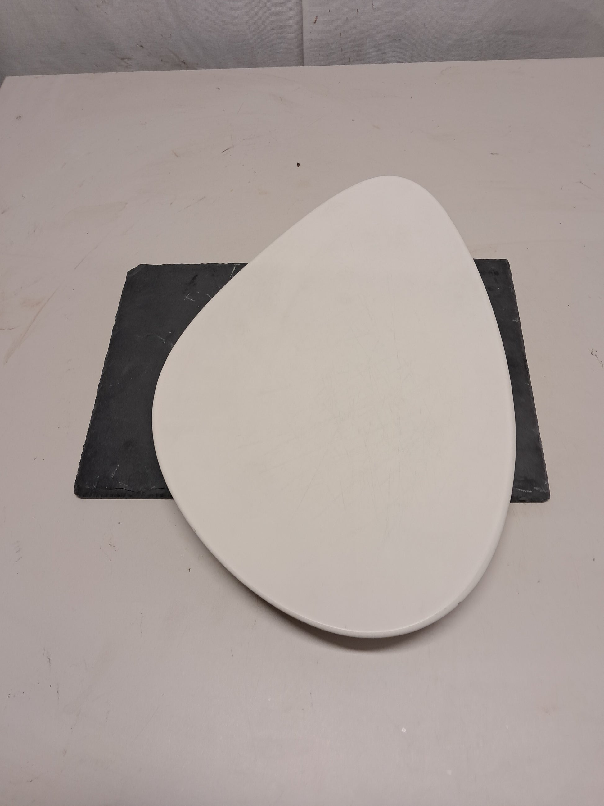 Piatto piano in ceramica , lunghezza 35cm, usato per la ristorazione Attrezzatura da ristorazione usata Sd Service Store