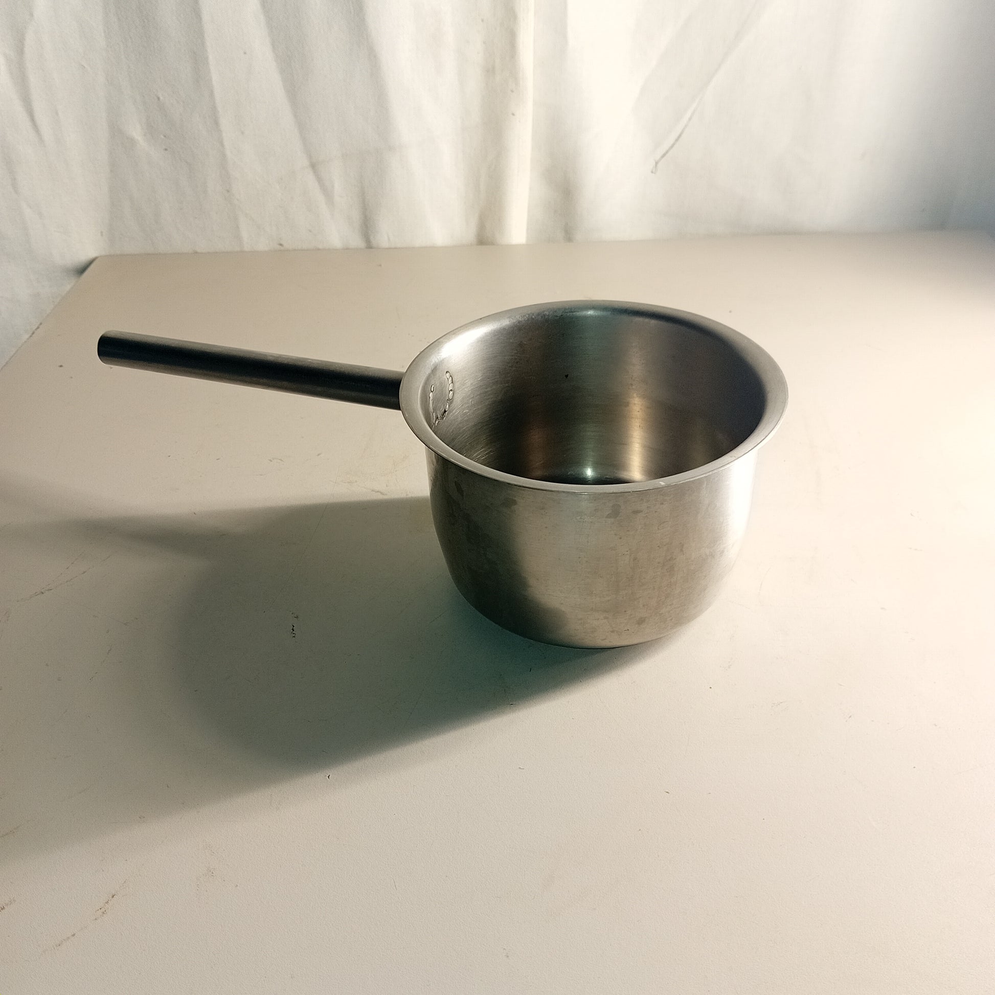 Pentola con manico in acciaio inox 18/10 usata diametro 16cm altezza 9cm Ristorazione Sd Service Store