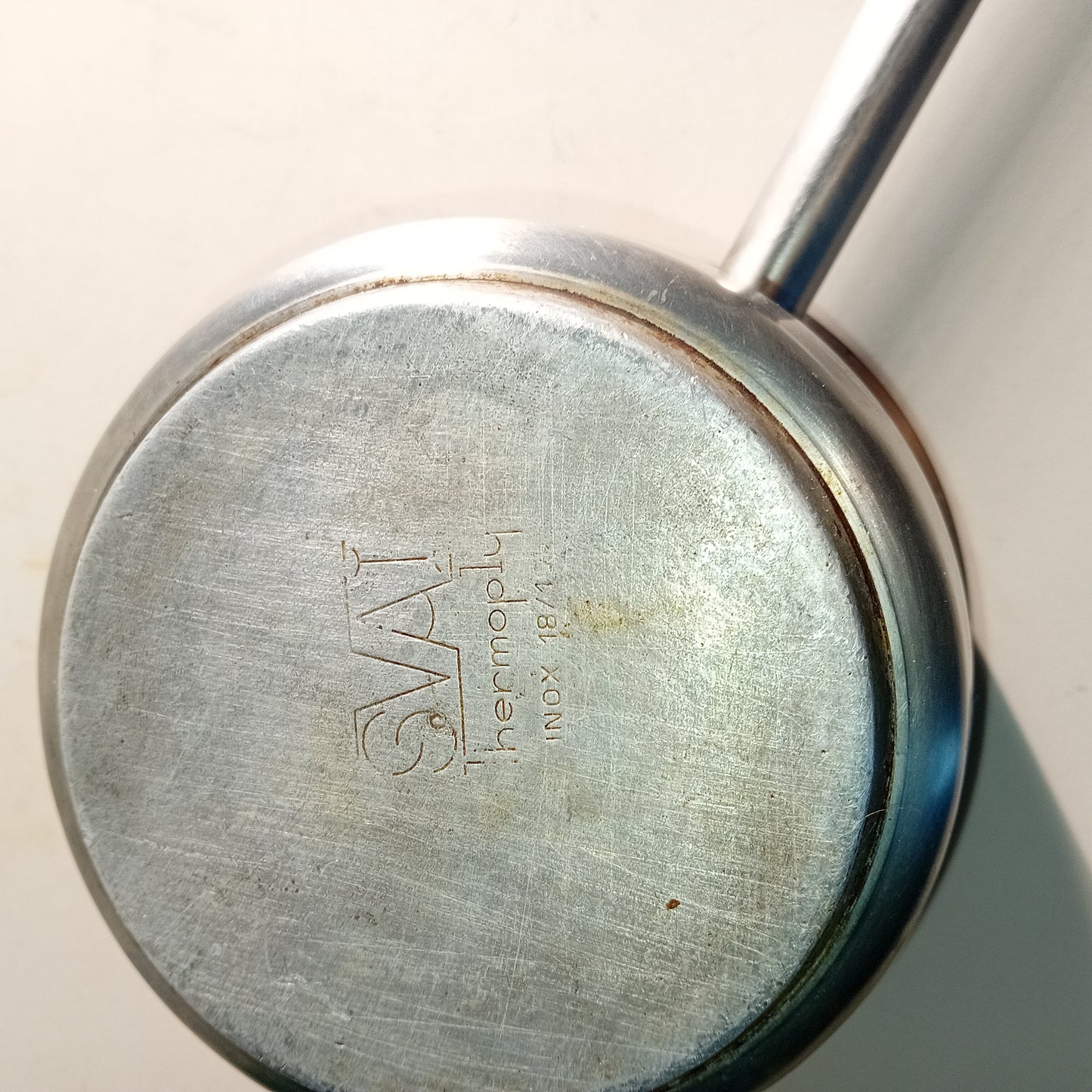 Pentola con manico in acciaio inox 18/10 usata diametro 16cm altezza 9cm Ristorazione Sd Service Store