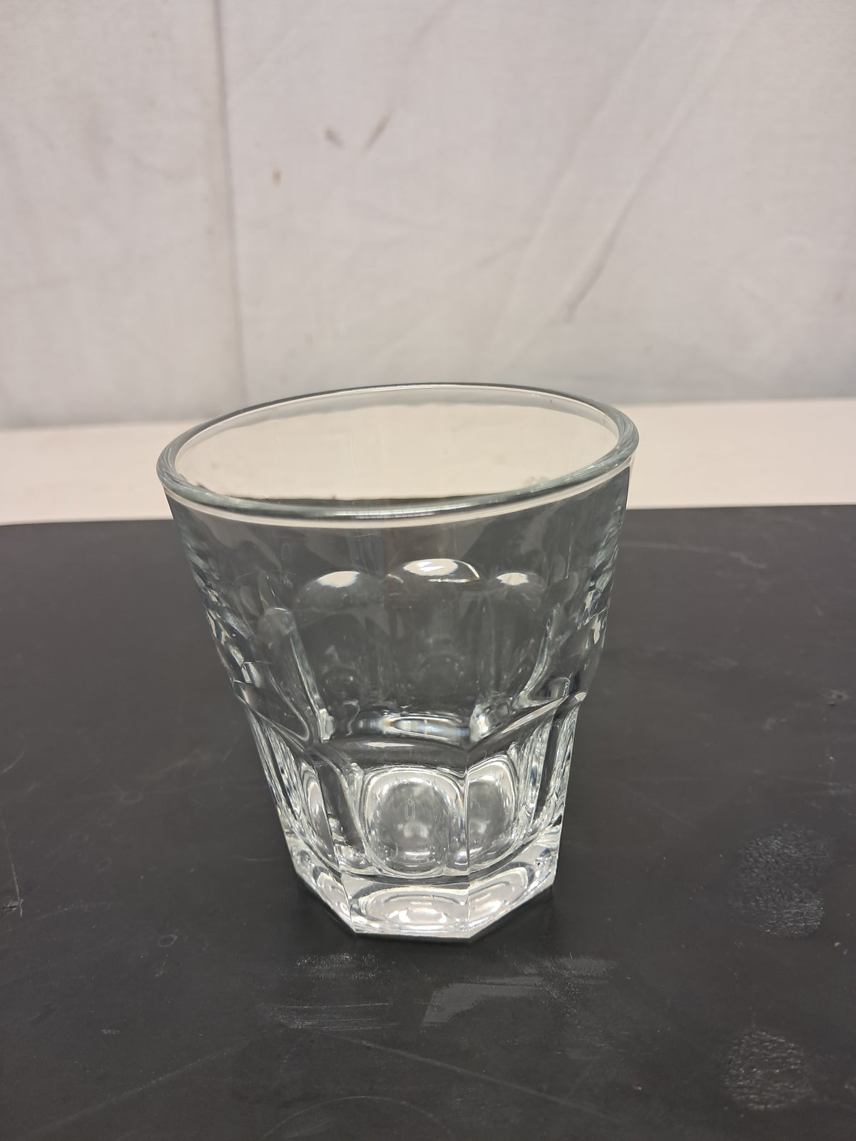 Bicchieri in vetro per amaro, 1 set da 8 pezzi, altezza 7cm, diametro 8cm, usati per la ristorazione