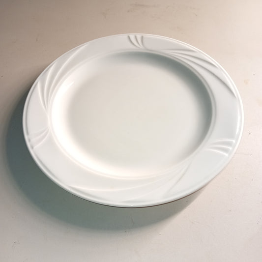 Piatto piano usato in porcellana diametro 25cm marca Lubiana Attrezzatura da ristorazione usata Sd Service Store