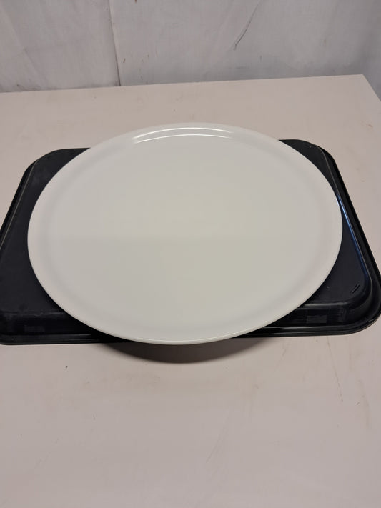 Piatto piano in porcellana, diametro 31cm, marca Saturnia, usato per la ristorazione Attrezzatura da ristorazione usata Sd Service Store
