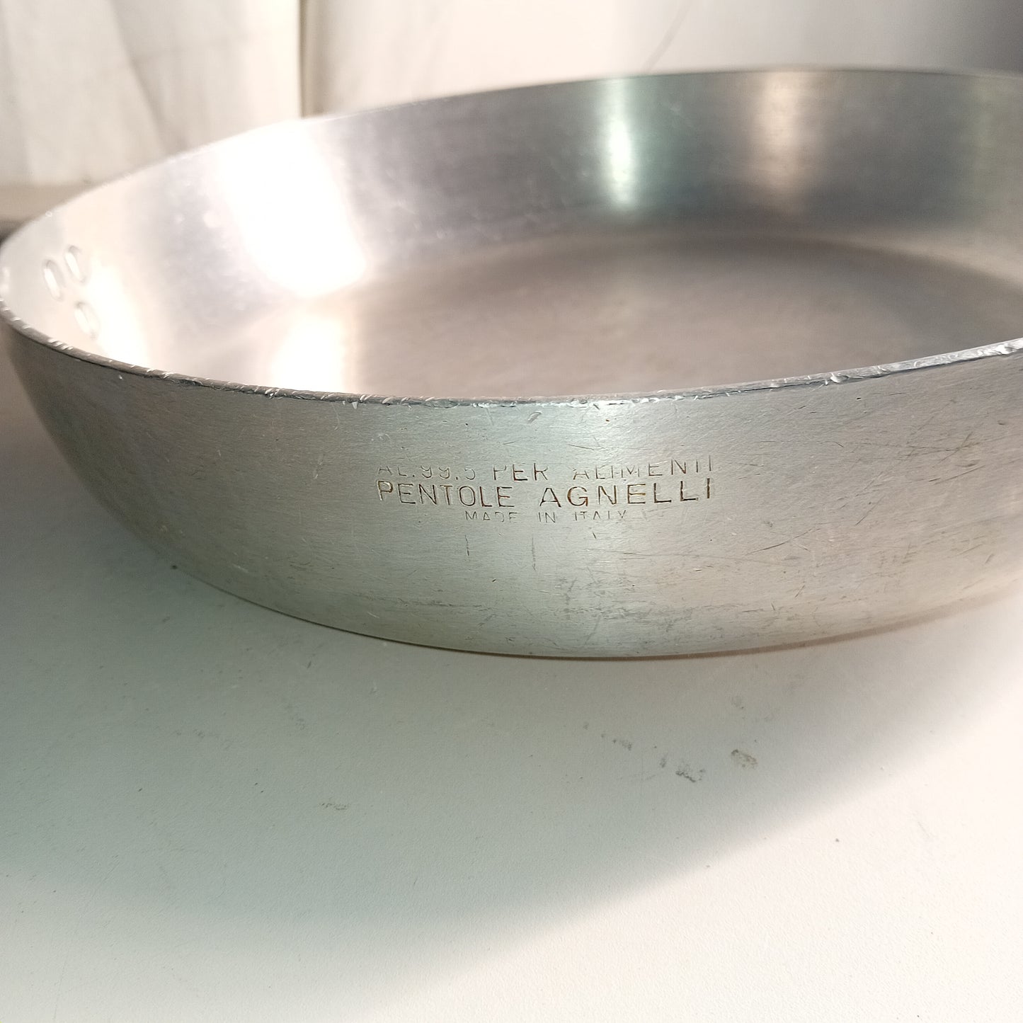 Padella usata in alluminio con manico marca Agnelli diametro 33cm altezza 6cm Ristorazione Sd Service Store