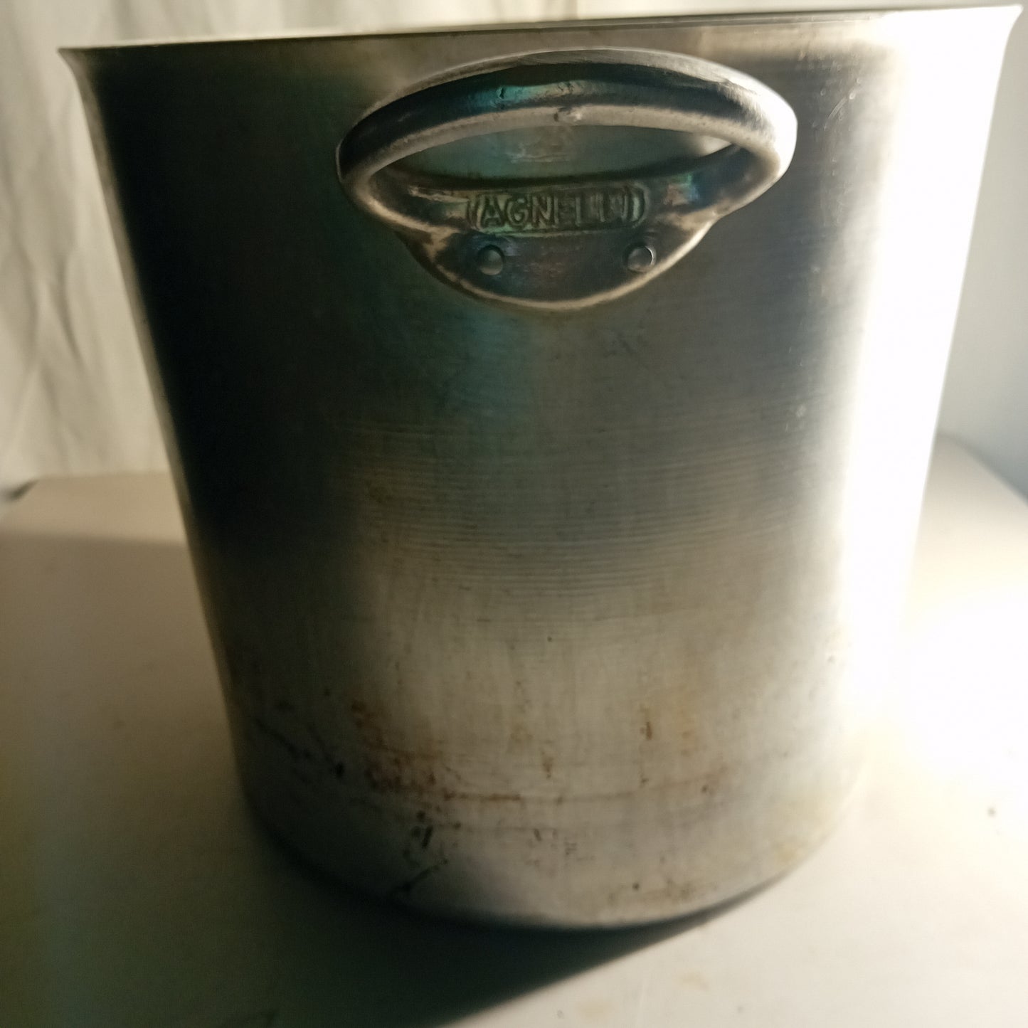 Pentola usata in alluminio con manico diametro 33cm altezza 30cm marca Agnelli Ristorazione Sd Service Store