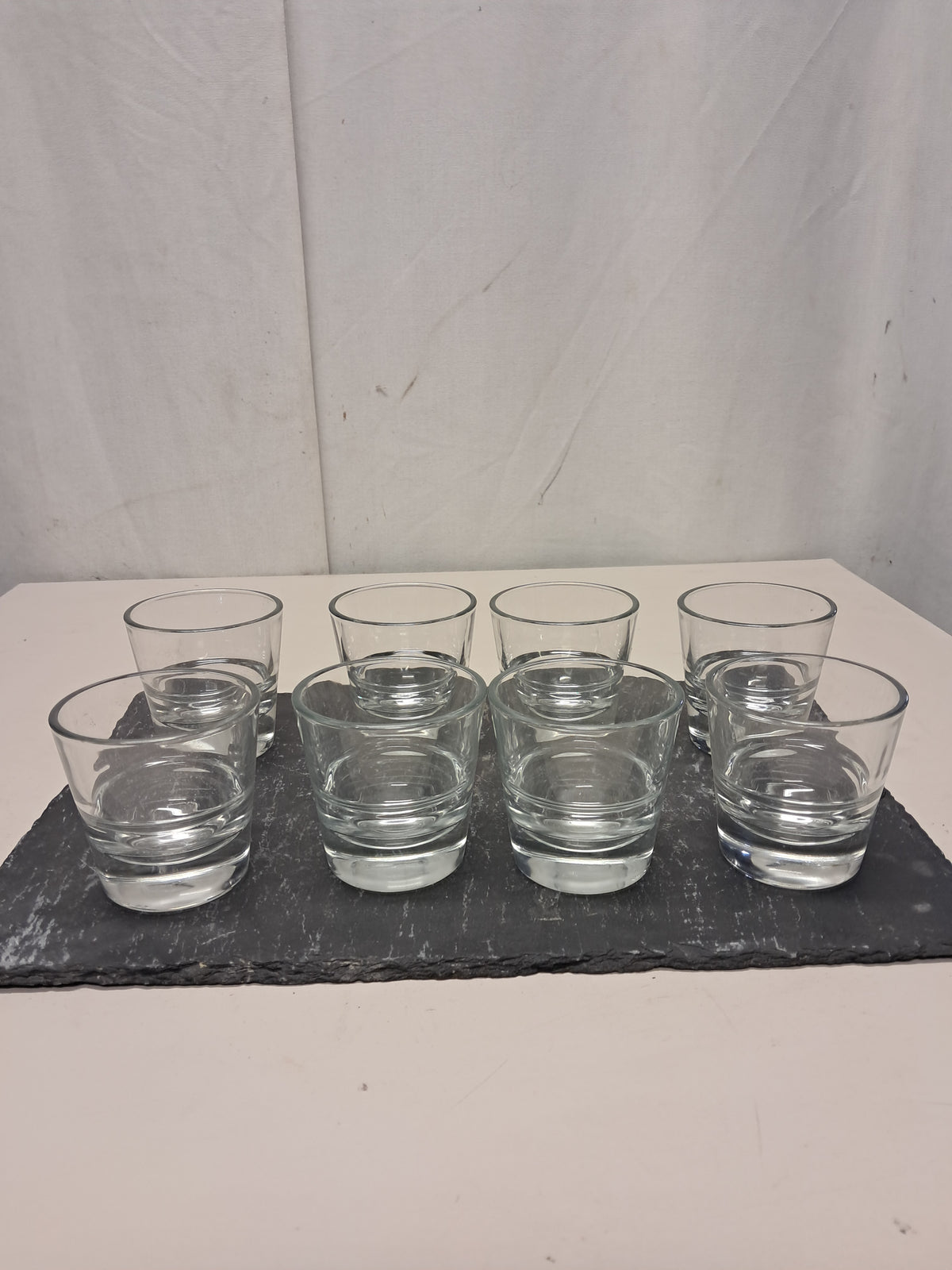 Bicchiere in vetro per amaro, diametro 7cm, altezza 7cm, usato per la ristorazione Attrezzatura da ristorazione usata Sd Service Store