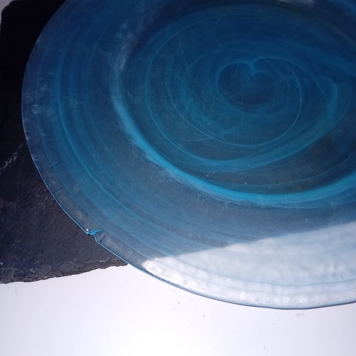 Piatto piano in vetro usato diametro 32cm Ristorazione Sd Service Store