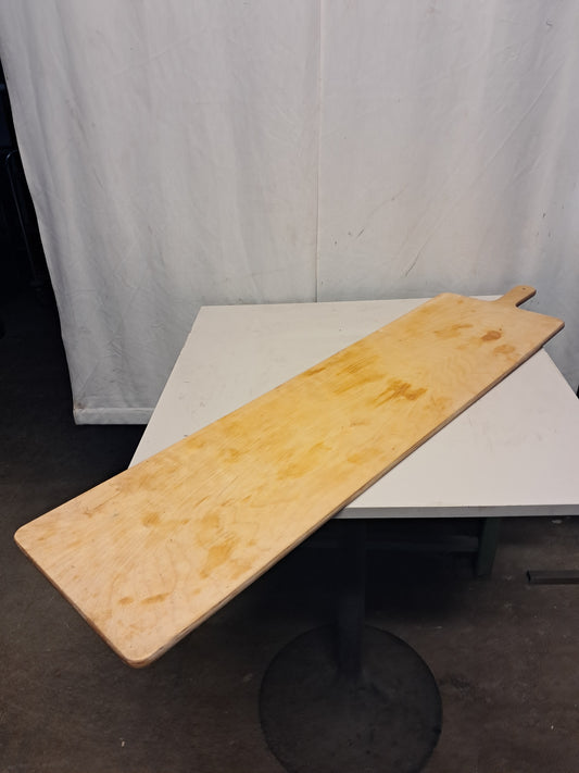 Pala in legno per pizza al metro, 112x28 cm, usata per la ristorazione Attrezzatura da ristorazione usata Sd Service Store