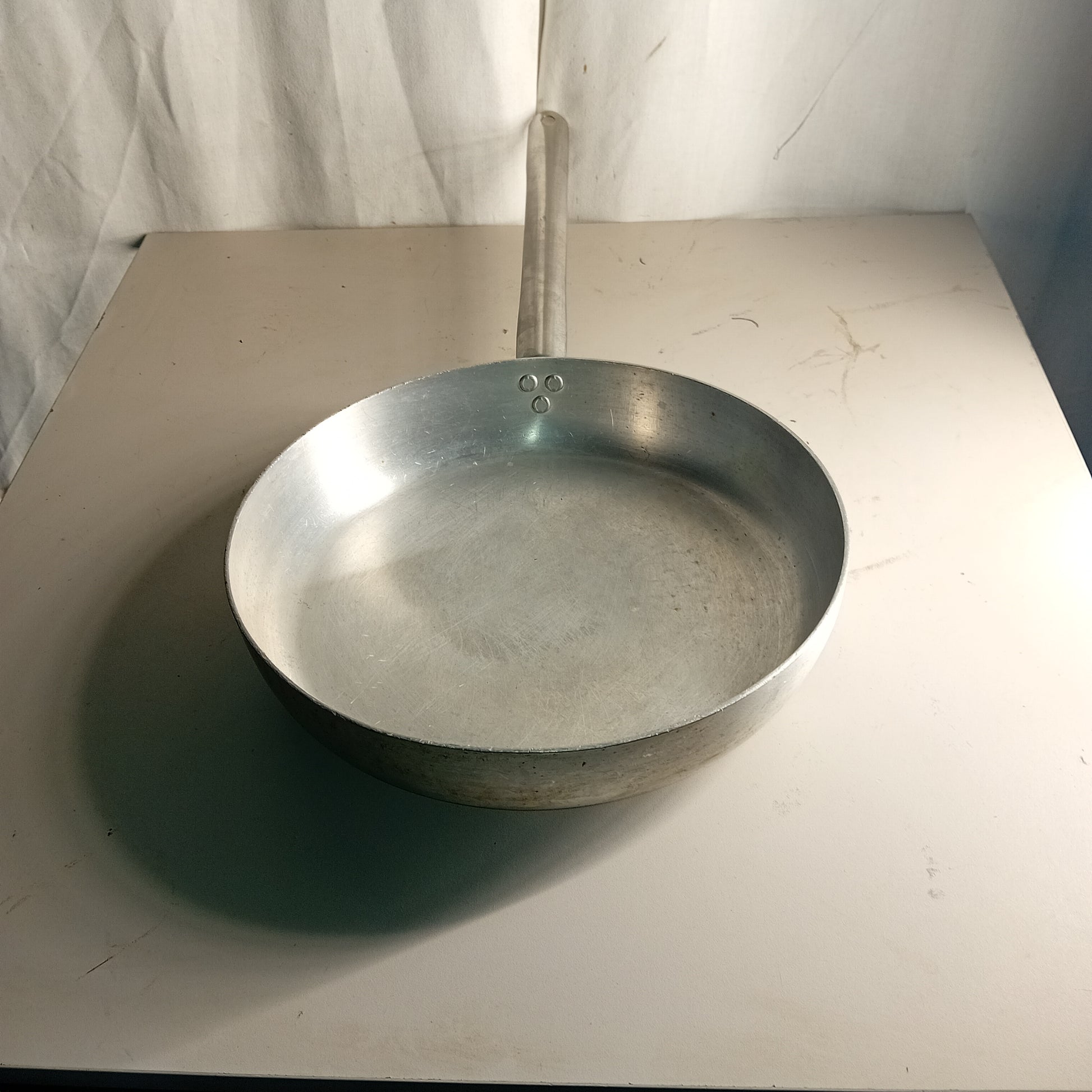 Padella usata in alluminio con manico marca Agnelli diametro 33cm altezza 6cm Ristorazione Sd Service Store