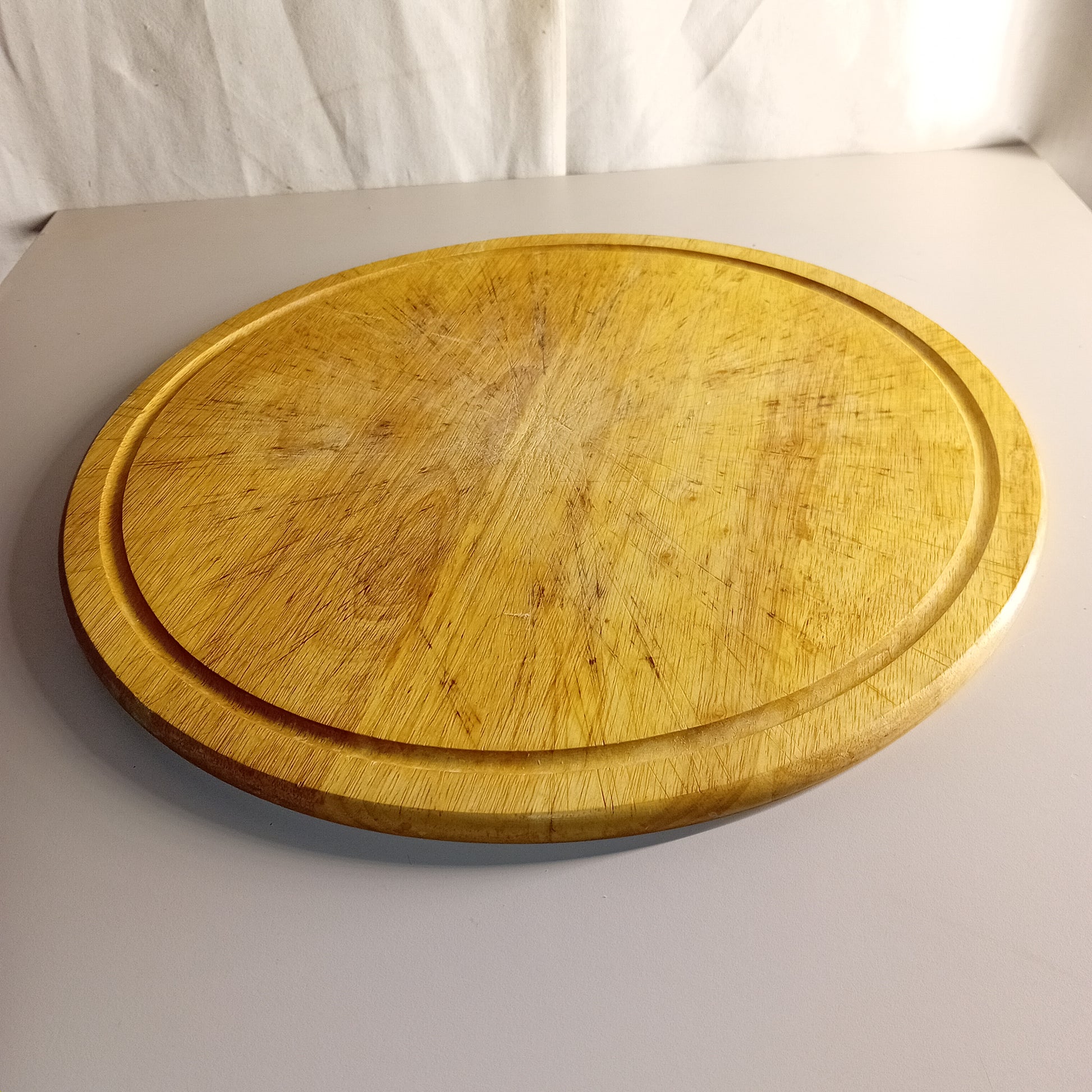 Tagliere in legno usato diametro 44cm Ristorazione Sd Service Store