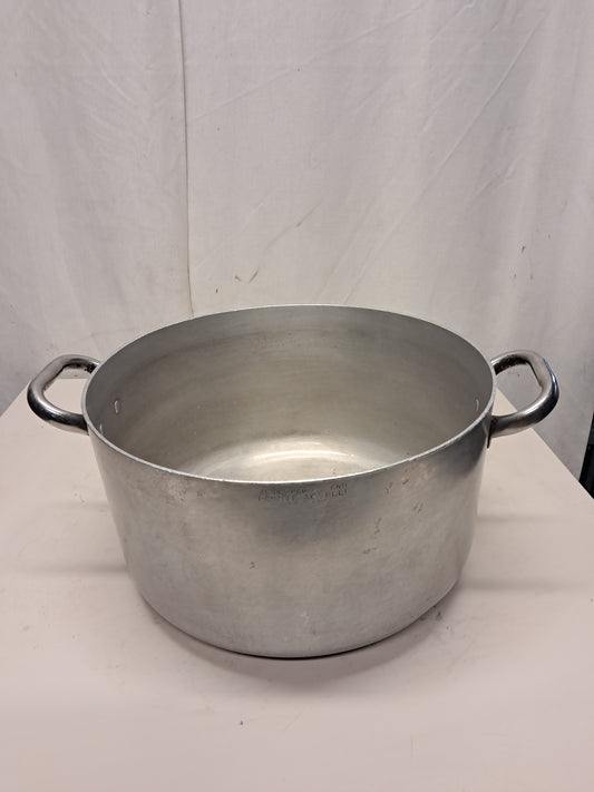 Casseruola in alluminio marca Agnelli, diametro 33cm, altezza 16cm, usata per la ristorazione Attrezzatura da ristorazione usata Sd Service Store
