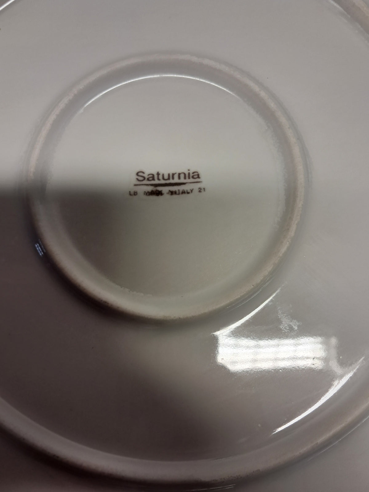 Piatto piano in porcellana, marca Saturnia, diametro 33cm , usato per la ristorazione Attrezzatura da ristorazione usata Sd Service Store