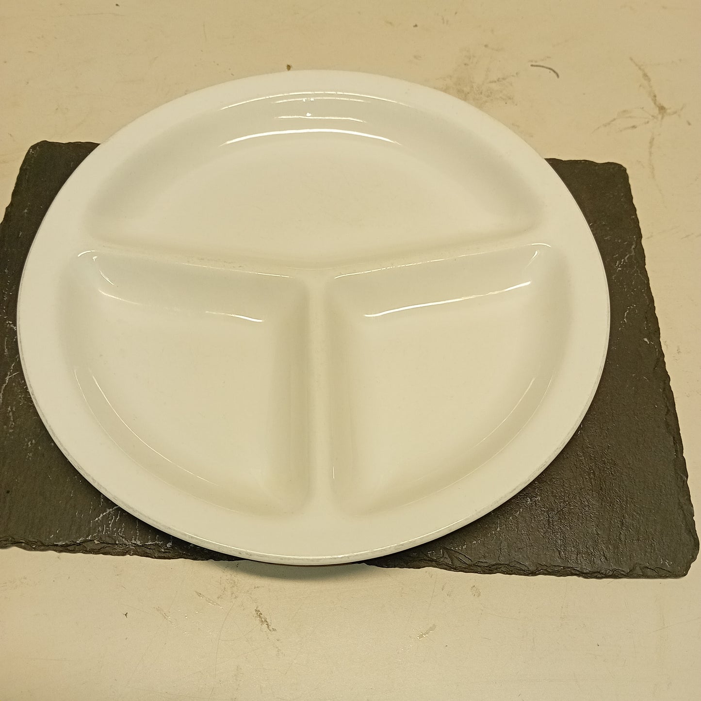 Piatti piani usati in porcellana 3 scomparti diametro 30cm marca Saturnia Ristorazione Sd Service Store