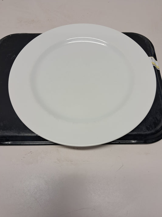 Piatti piani in porcellana, marca Saturnia, diametro 31cm, usati per la ristorazione Attrezzatura da ristorazione usata Sd Service Store