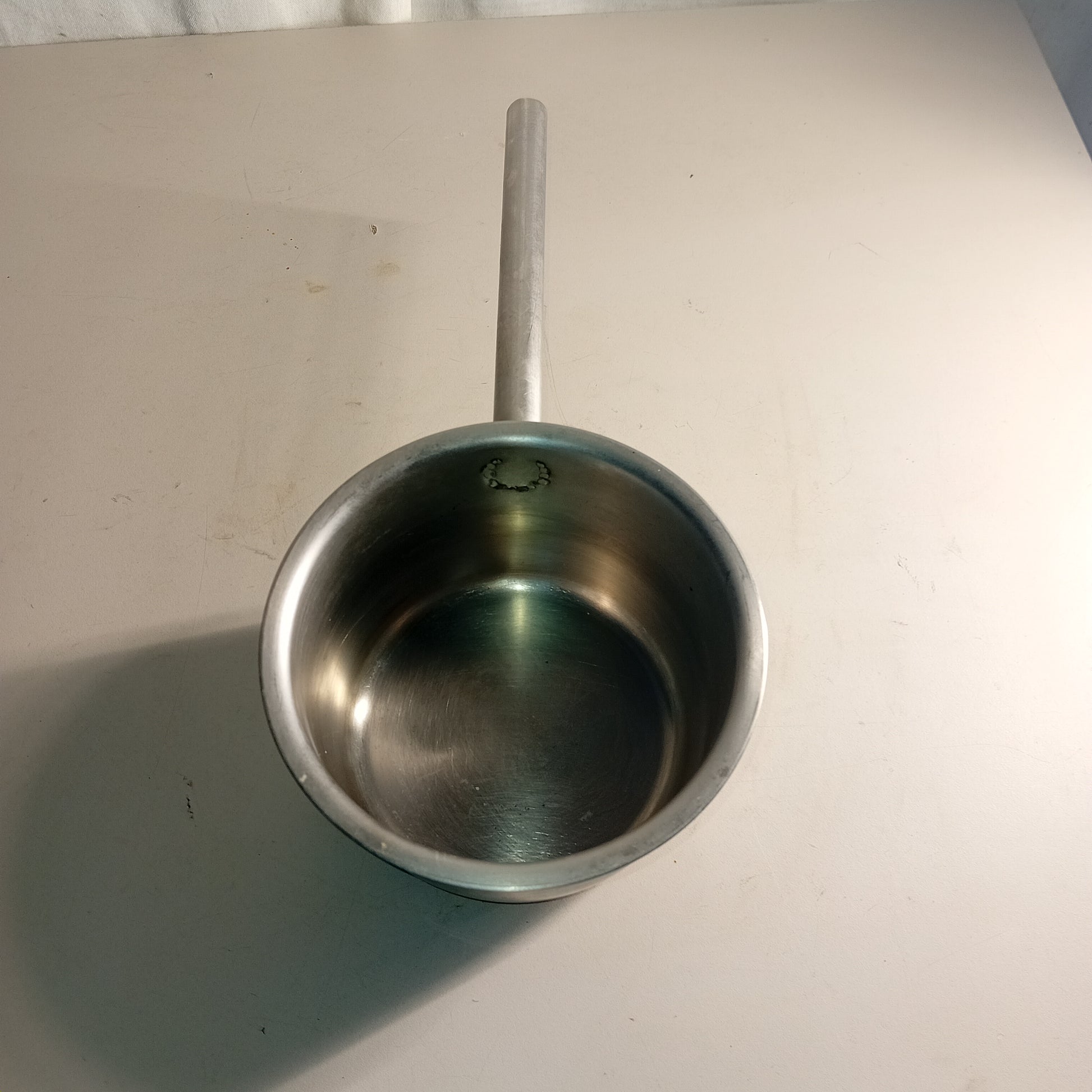 Pentola con manico in acciaio inox 18/10 usata diametro 16cm altezza 9cm Ristorazione Sd Service Store