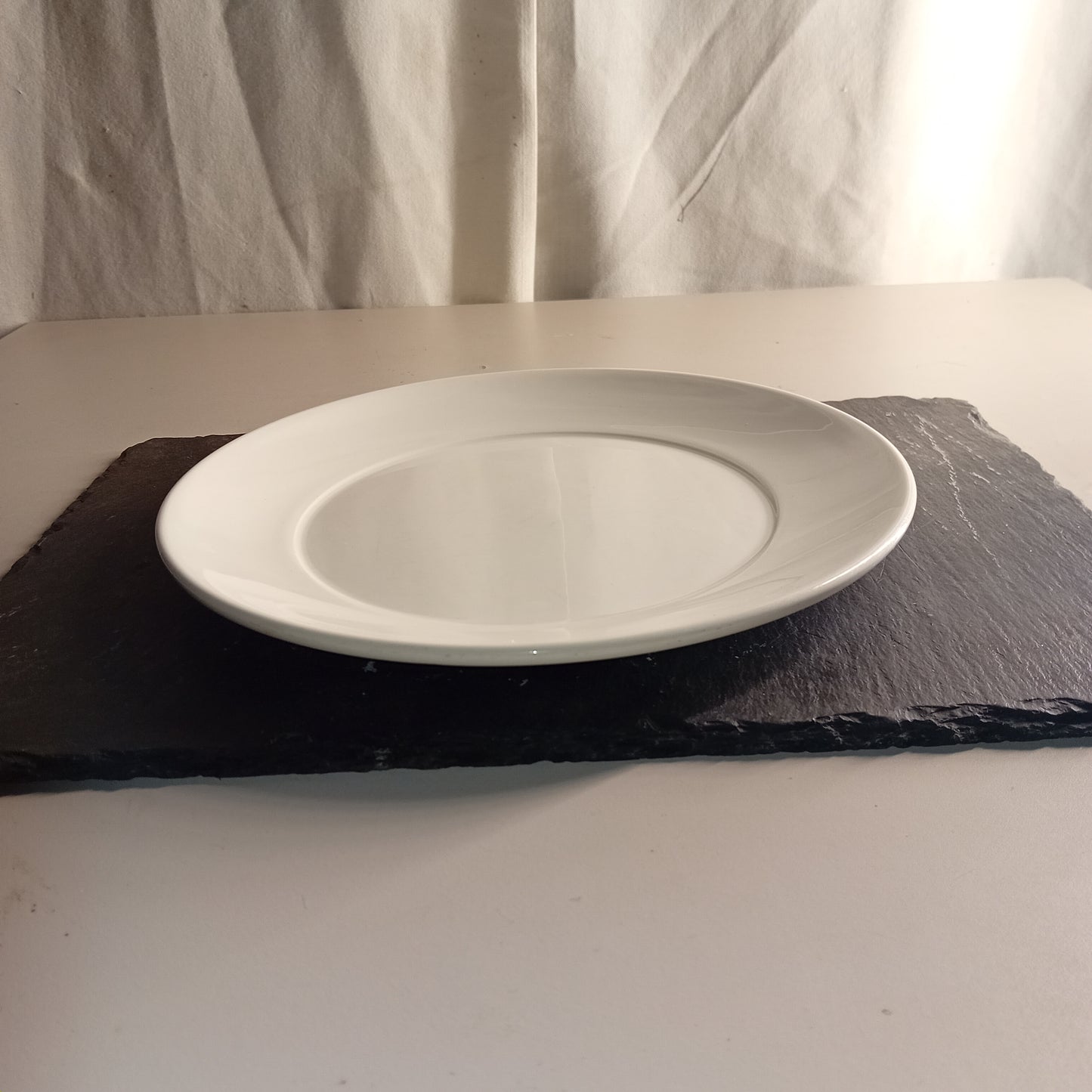 Piatto piano in porcellana usato marca Dudson diametro 25cm Ristorazione Sd Service Store