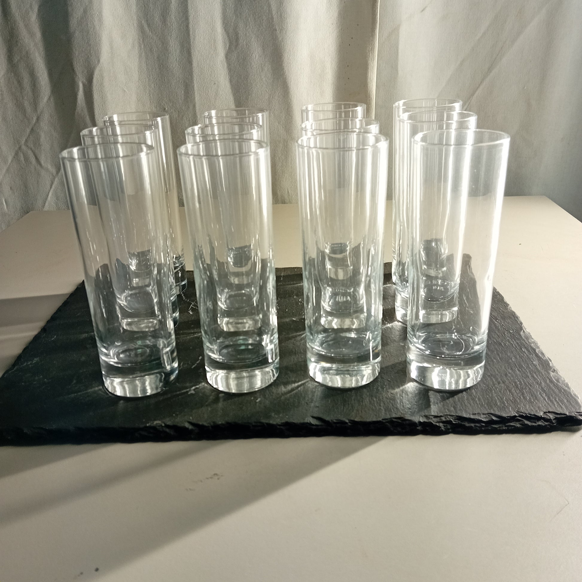 Bicchieri Usati in vetro da long drinks, 22cl., marca Lario,set da 12 pezzi Ristorazione Sd Service Store