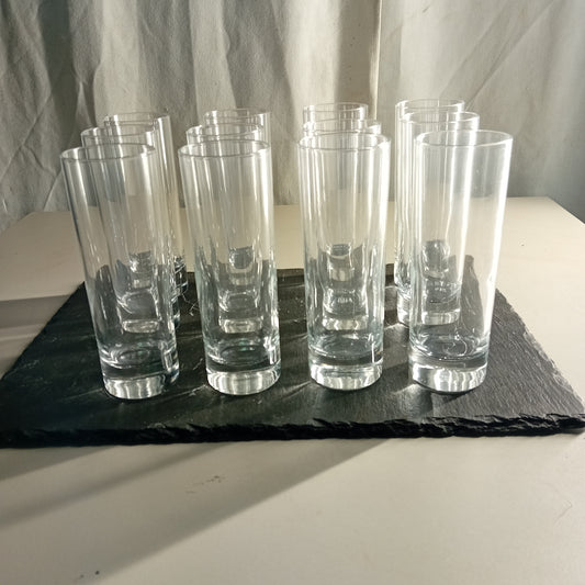 Bicchieri Usati in vetro da long drinks, 22cl., marca Lario,set da 12 pezzi Attrezzatura da ristorazione usata Sd Service Store