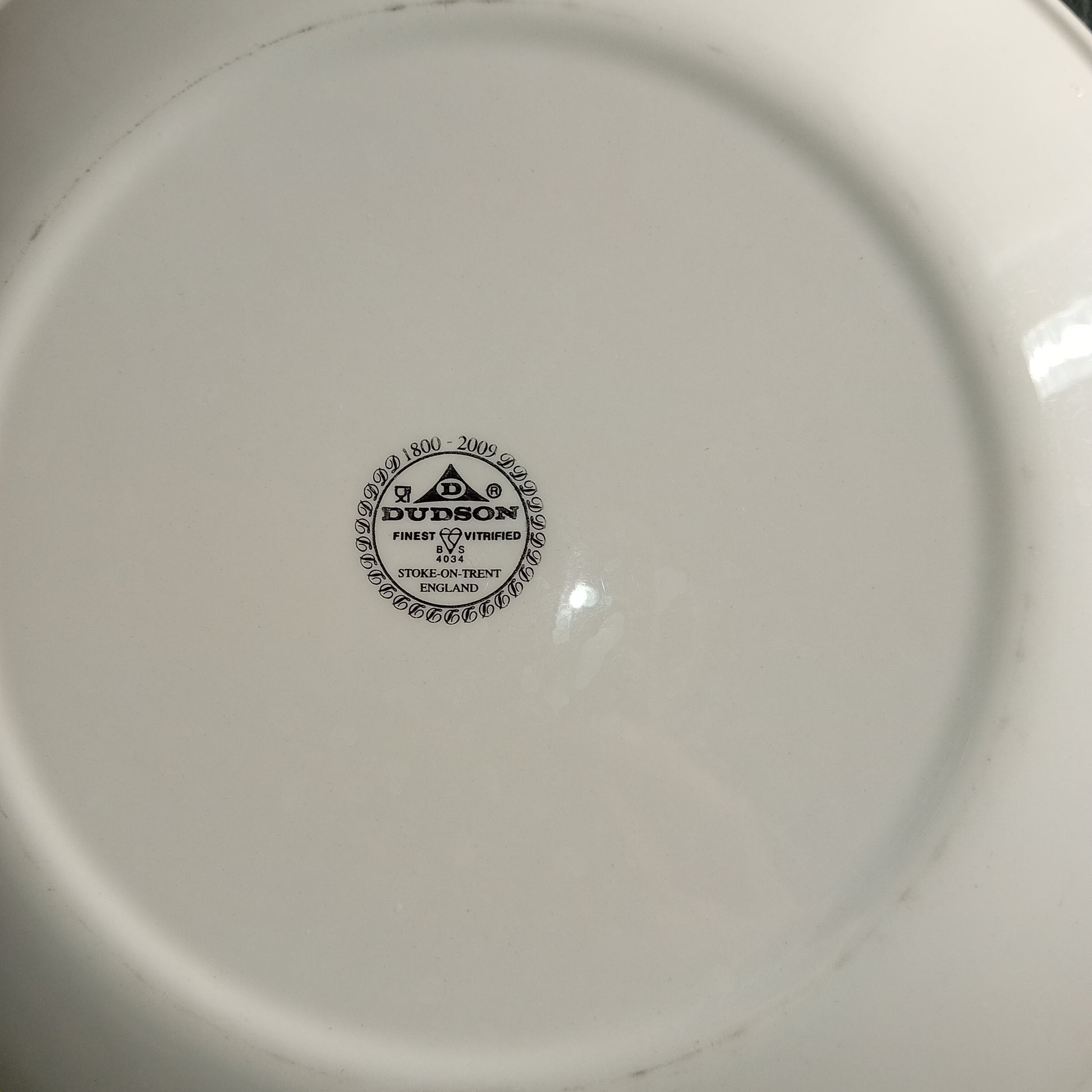 Piatto piano in porcellana usato marca Dudson diametro 25cm Ristorazione Sd Service Store