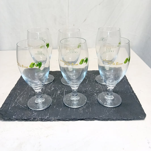 Bicchieri da birra usati, da 0,2 litri e mezzo, 1 set composto da 6 bicchieri Ristorazione Sd Service Store