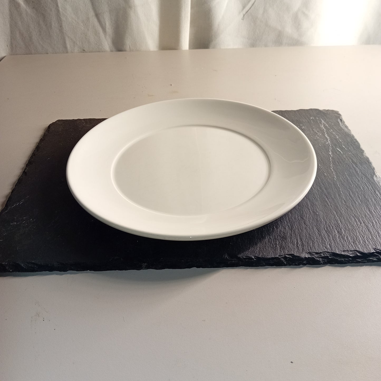 Piatto piano in porcellana usato marca Dudson diametro 25cm Ristorazione Sd Service Store