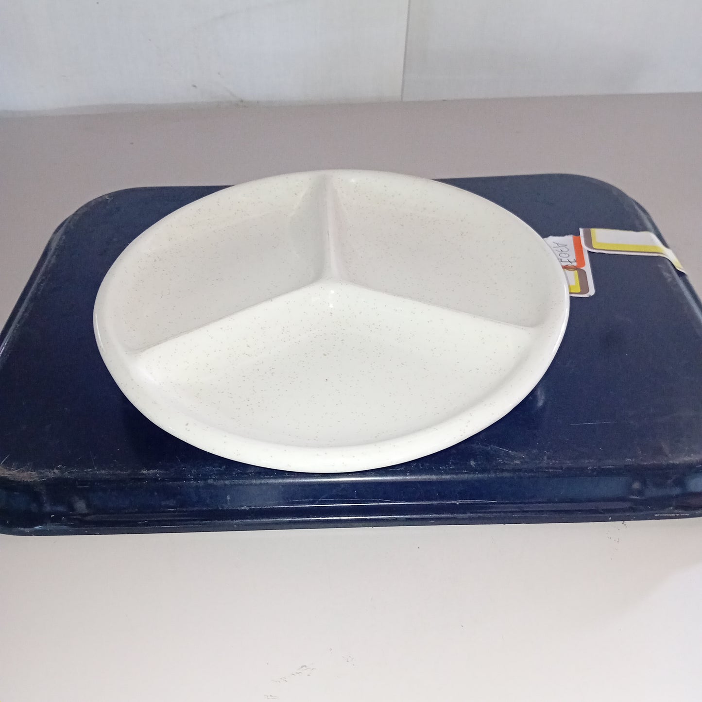 Piatti fondi usati in ceramica con 3 scomparti diametro 25cm Attrezzatura da ristorazione usata Sd Service Store