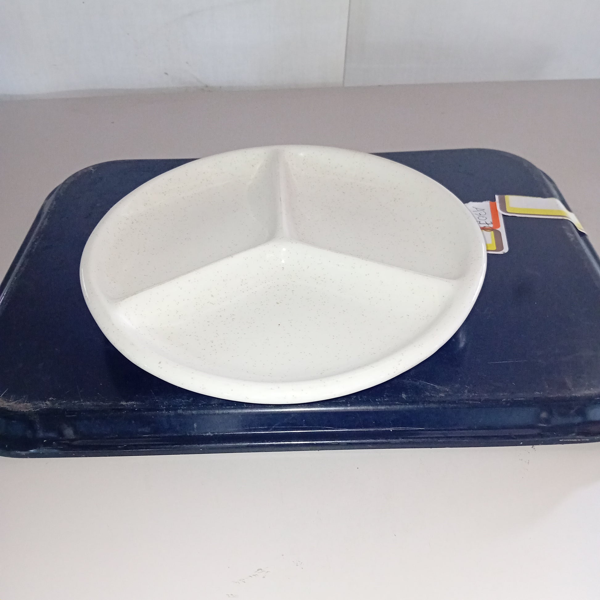 Piatti fondi usati in ceramica con 3 scomparti diametro 25cm Attrezzatura da ristorazione usata Sd Service Store