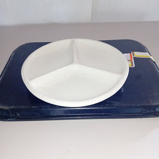 Piatti fondi usati in ceramica con 3 scomparti diametro 25cm Attrezzatura da ristorazione usata Sd Service Store