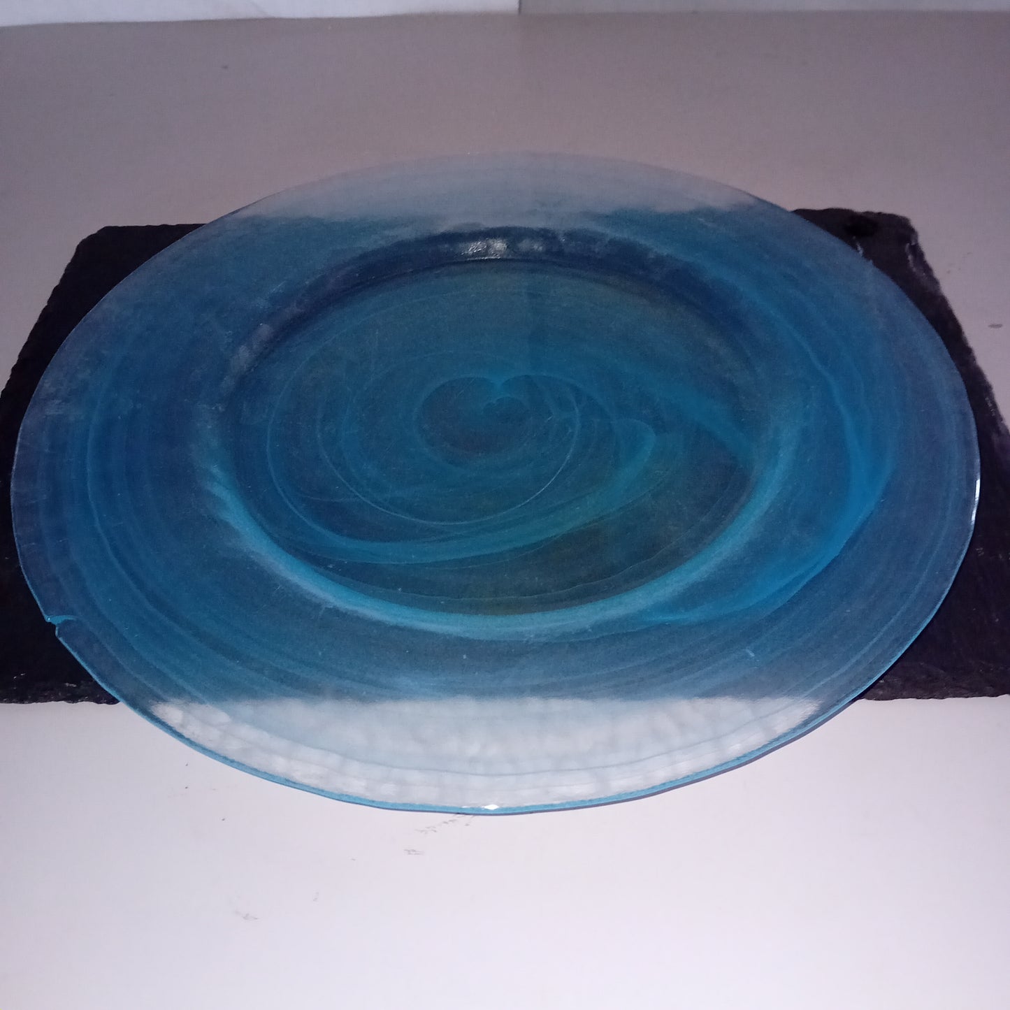 Piatto piano in vetro usato diametro 32cm Ristorazione Sd Service Store