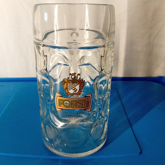 Set 6 boccali birra Forst in vetro, 1 L — usati Attrezzatura da ristorazione usata Sd Service Store