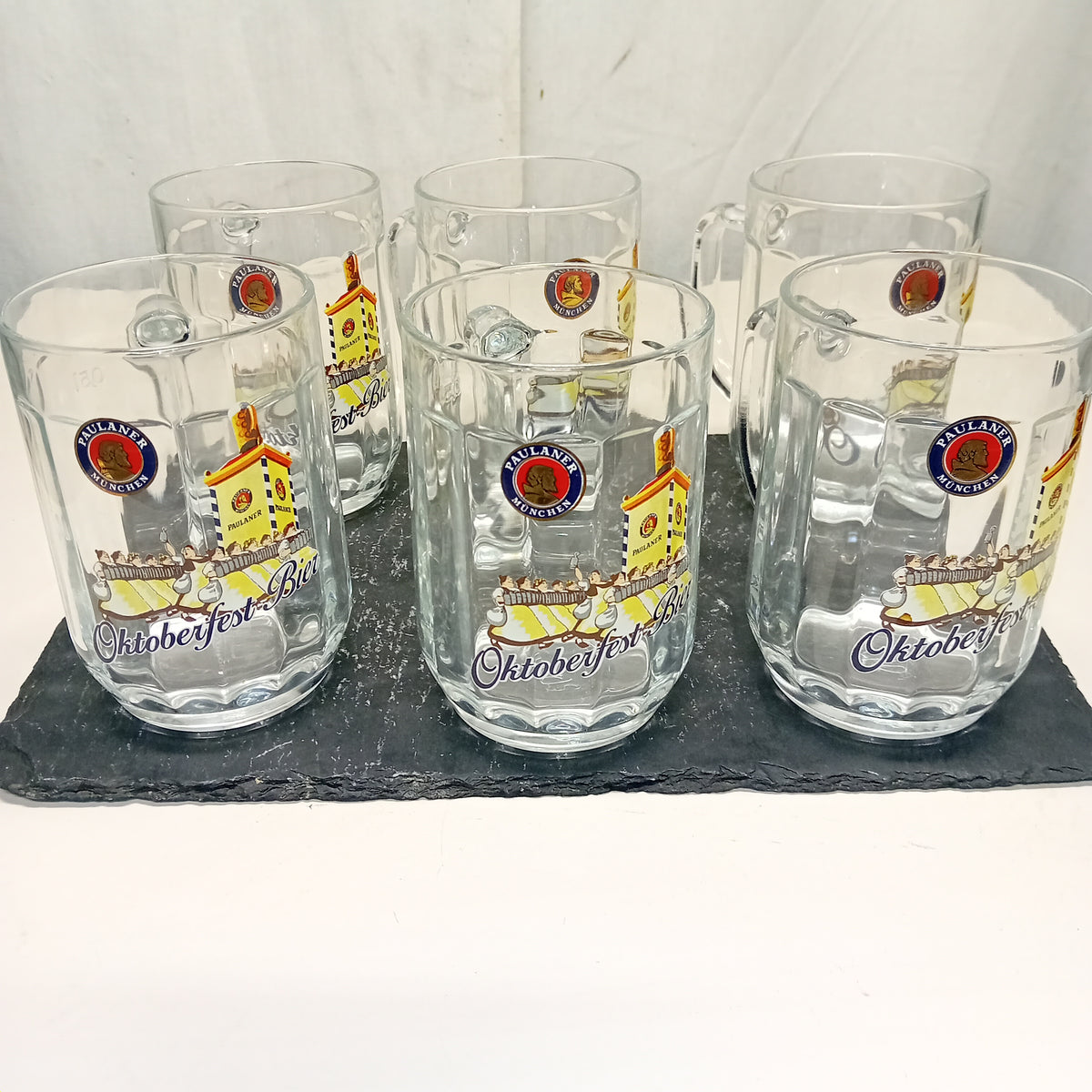 Set 6 boccali da birra Paulaner, 0,5 L — usati Attrezzatura da ristorazione usata Sd Service Store