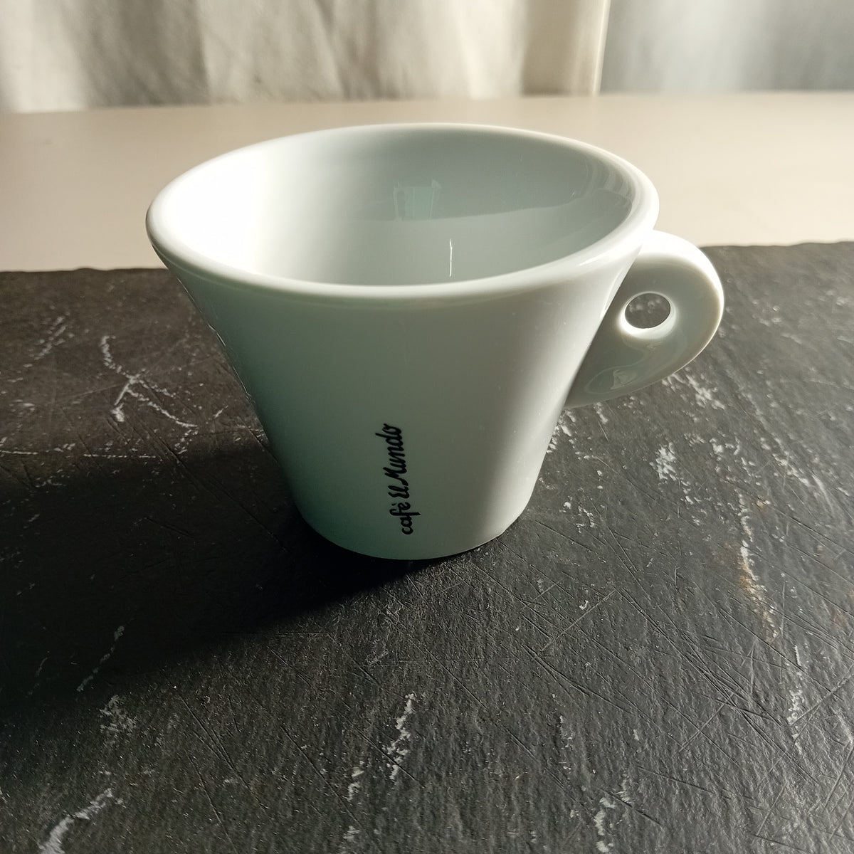 Set 6 tazze El Mundo in porcellana per cappuccino con piattini — usate Attrezzatura da ristorazione usata Sd Service Store