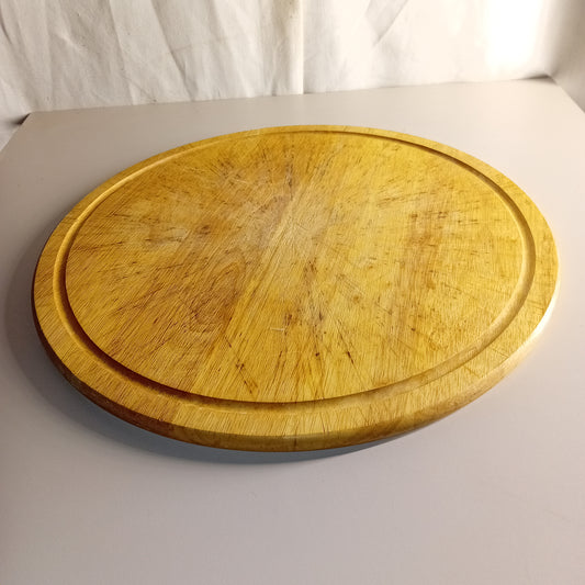 Tagliere tondo professionale in legno, Ø 44 cm — usato Attrezzatura da ristorazione usata Sd Service Store