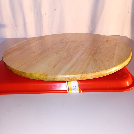 Tagliere tondo girevole in legno, Ø 39 cm — usato Attrezzatura da ristorazione usata Sd Service Store