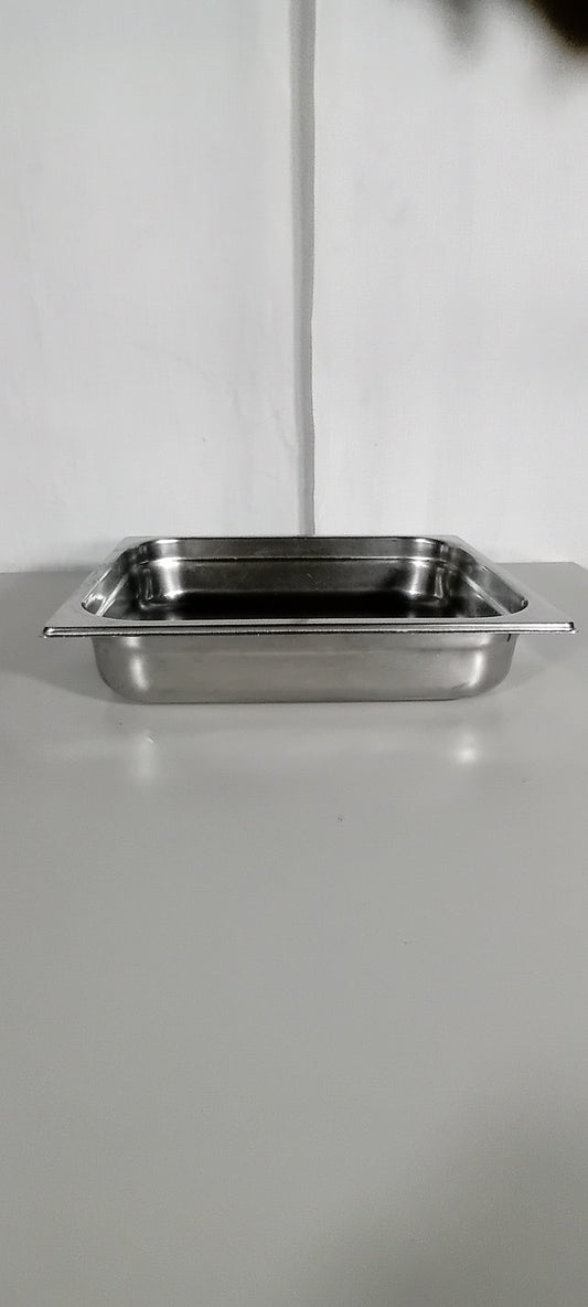 Teglia Gastronorm GN 1/2, 32 × 26 cm, dato 6 cm indicato come spessore — usata Attrezzatura da ristorazione usata Sd Service Store