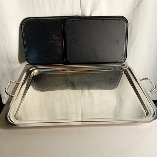 Vassoio rettangolare Sambonet in acciaio inox, 65 × 50 cm — usato Attrezzatura da ristorazione usata Sd Service Store
